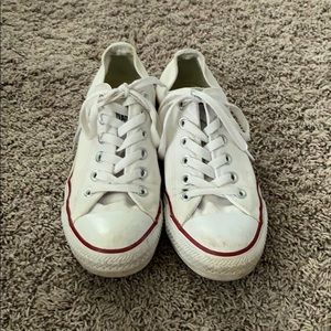 white low top converse